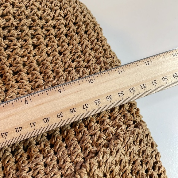 Brighton Tan Woven Hobo Bag - Picture 16 of 16